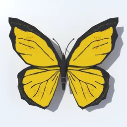 Low Poly Butterfly