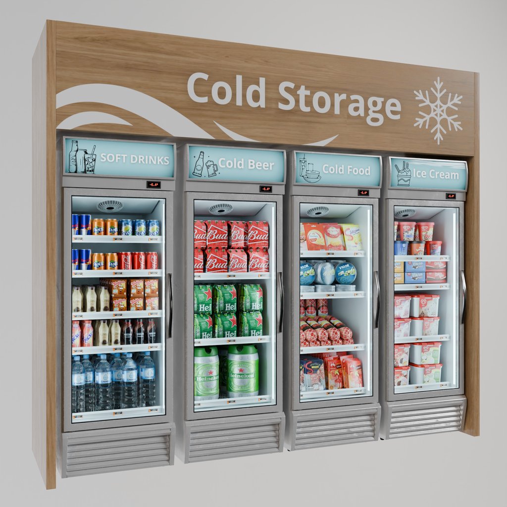 Cold Storage | Restaurant / Bar models | Blendkit