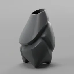 Stylized rock vase