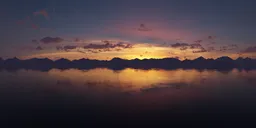 Twilight Sunset Sky Landscape