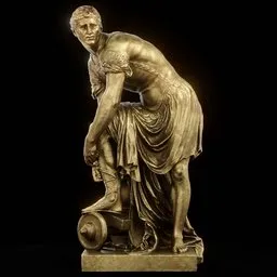 statue of Brass Lucius Quinctius Cincinnatus