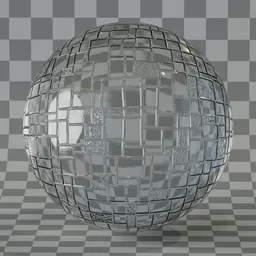 Multi textured Patchwork Mosaic Glass