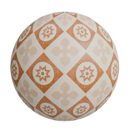 Square terracota tile