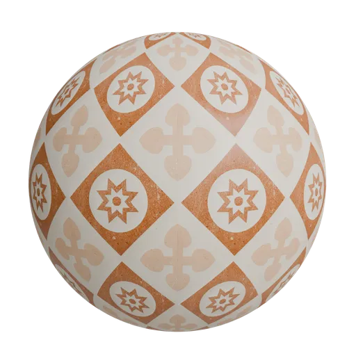 Square terracota tile