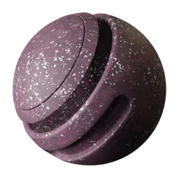 Red/burgundy scratched old metal