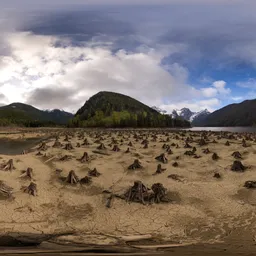 Mountain Landscape Cloudy Day