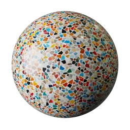 Rainbow Epoxy Terrazzo