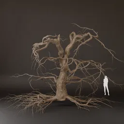 SJ-Bare Tree Game Asset