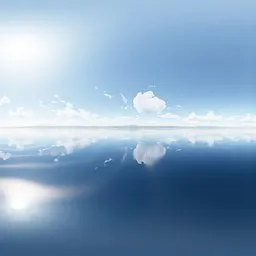 Mirror Lake Midday Sky