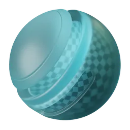 Smoked Blue Light Colored Glass