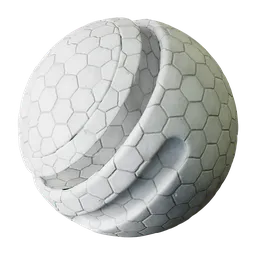 White Hexagonal Tiles