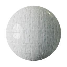 High-resolution white tile PBR texture for 3D rendering and digital art, featuring a seamless and tileable design.