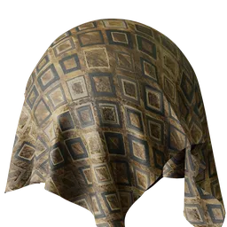 Graphical Gold Velvet