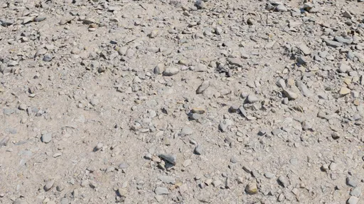 High-detail 3D render of a stone-covered terrain texture for use in Blender modeling.