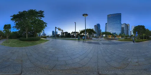 Crossroad at sunset