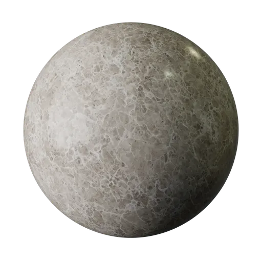 High-resolution marble texture for PBR shading, ideal for architectural visualization in Blender and other 3D applications.