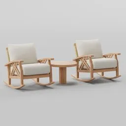 Outdoor table and chair set