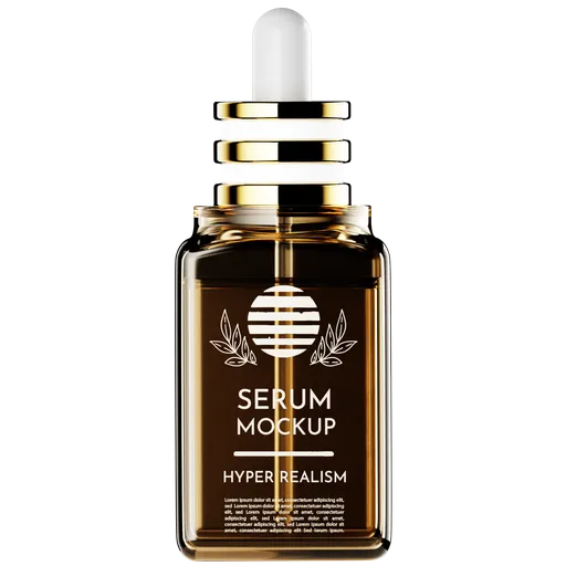 Serum Bottle Cosmetic Product Mockup