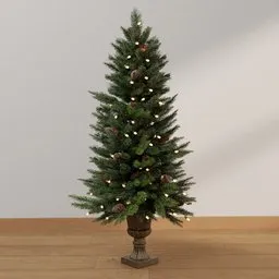 Snowy Pine Glow Tree