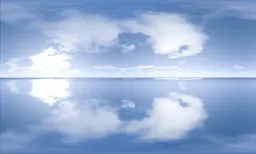 Bright Clear Sky Ocean