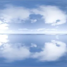 Bright Clear Sky Ocean