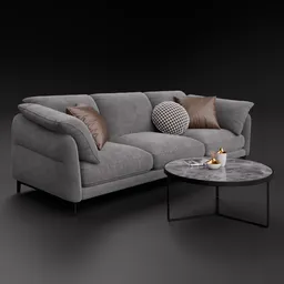 Sofa Tuscany Soft Leather