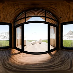Mountains Cabin Interior