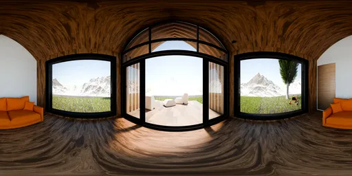 Mountains Cabin Interior