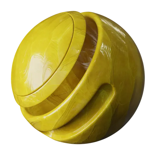 Crystal yellow glass