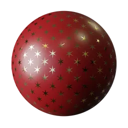 six Point Star Wrapping Paper