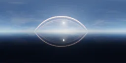 Sci-fi Planet Rings Pure Sky