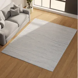 Blue Wave Pattern Rug