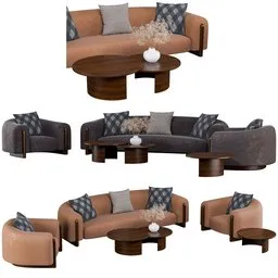 Minuit Sofa and Table