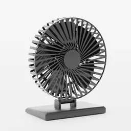Table top desk fan