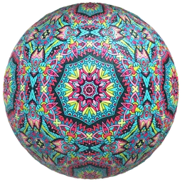Magenta Lotus Talavera Tile