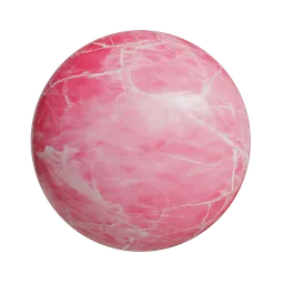 Pink White Marble