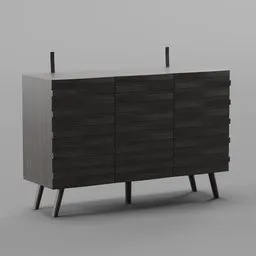 Black Modern Dresser