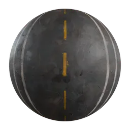 Hand Painted Asphalt