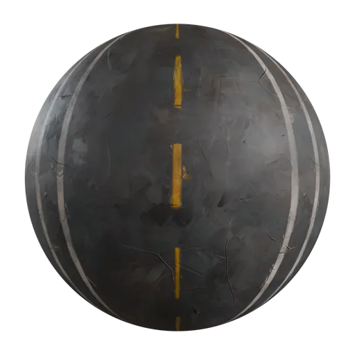 Hand Painted Asphalt