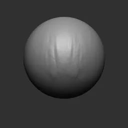 3D NS Chin sculpting brush effect for facial detailing in Blender 3D models.