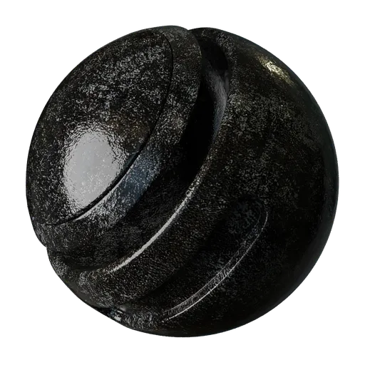 High-resolution 2K PBR scratched metal texture for 3D modeling and rendering in Blender and other software.