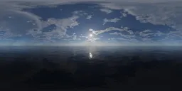 HIghsky bluesea morning sunshine