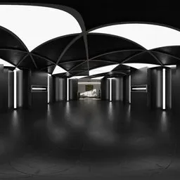 Arch Pillar Studio HDRI