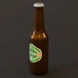 Beer Bottle Brown