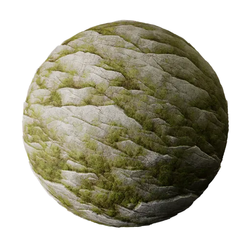 Rocks with moss