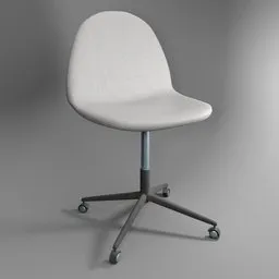 Modern Upholstered Swivel Office Chair