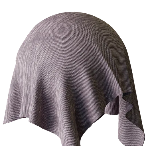 Lavender Pleated Fabric