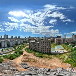 Highsky old building mud