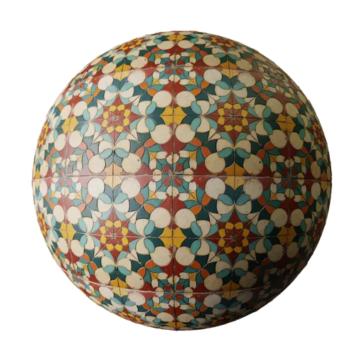 Vintage Ornate Mosaic Tiles