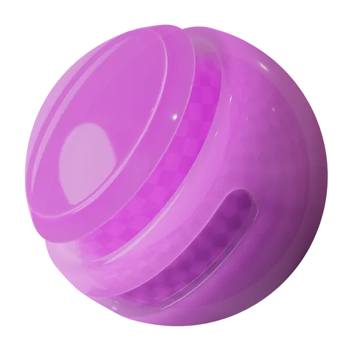 Translucent procedural pink plastic